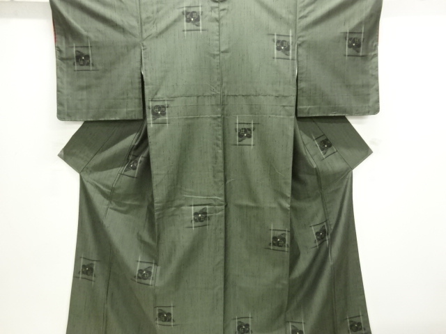 Japanese Kimono / Tsumugi Omeshi Silk